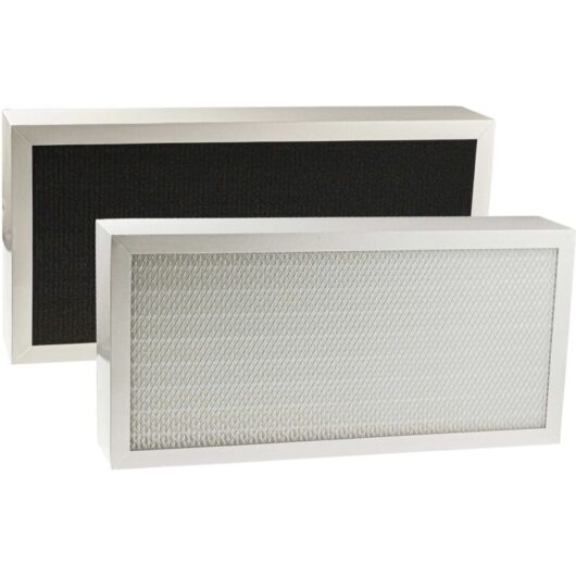 2 Part Filter Set compatible with Blue Air Classic 405, 450E, 410, 403, 402 Air Purifier - activated carbon filter, hepa filter - Vhbw
