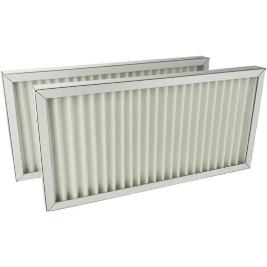 2x Air Filter M5 compatible with Stiebel-Eltron lwz 5 s Trend, lwz 604 air Vent, Condensation Damp Control Ventilator (2x fine dust filter) - Vhbw