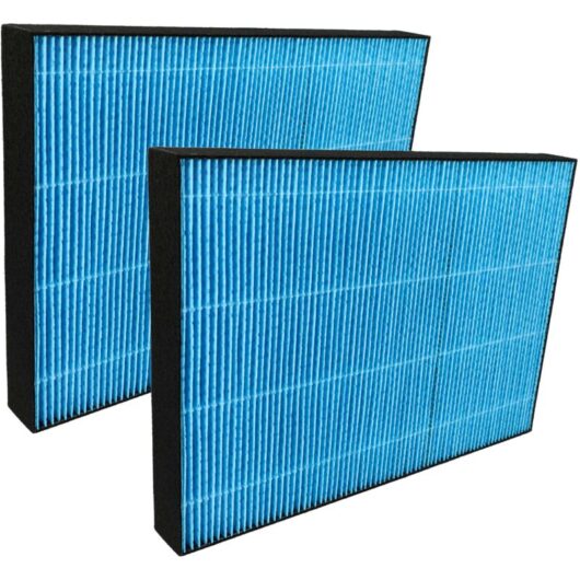 2x Air Filter Replacement for Ideal 8736001 for Air Purifier, Humidifier - Combi Filter hepa + Activated Carbon - Vhbw