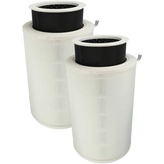 2x Air Filter Replacement for Xiaomi SCG4021GL for Air Purifier - Combi Filter Pre Filter + hepa + Activated Carbon - Vhbw