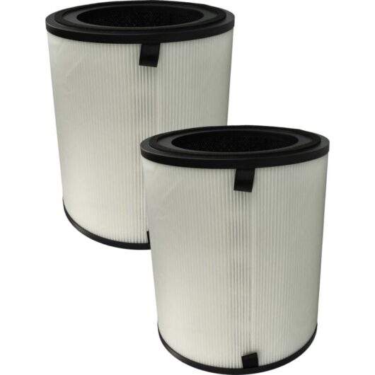 2x Air Filter compatible with Levoit LV-H133-RF Air Purifier - Combi Filter hepa + Activated Carbon - Vhbw