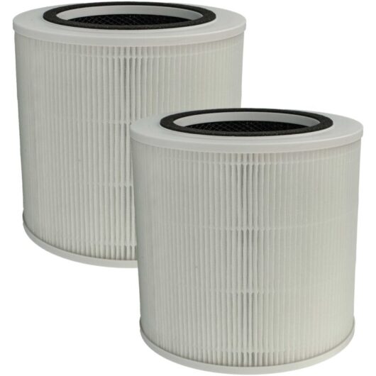 2x Air Filter compatible with Medion MD10171 Air Purifier - Combi Filter Pre Filter + hepa + Activated Carbon - Vhbw