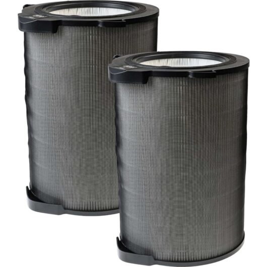 2x hepa Filter H12 compatible with aeg ax 91 600 cadr, AX91-604DG, AX91-604GY Air Cleaner - Spare Air Filter - Vhbw