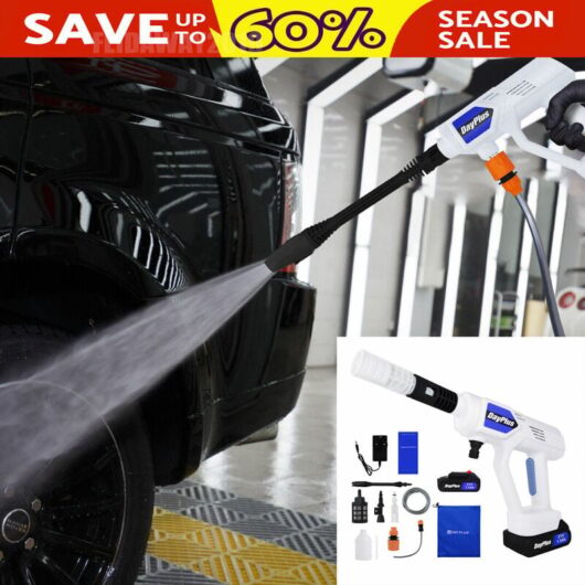 Briefness - Cordless Pressure Cleaner Portable Pressure Washer Lightweight Cordless Jet Wash Car Washer with 1.5Ah Battery Foam Generator Nozzle