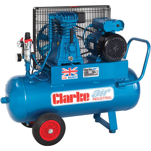 Clarke Clarke XEP15/50 (O/L) 14cfm 50 Litre 3HP Portable Industrial Air Compressor (230V)