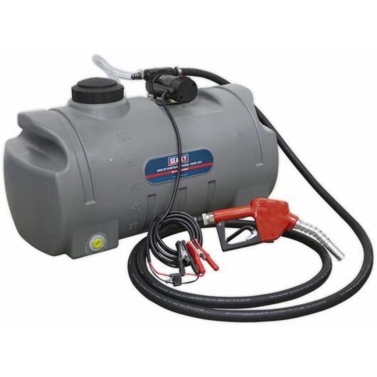 Portable Diesel Tank 100L 12V D100T - Sealey