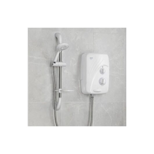 Pumped Electric Shower 8.5kW - T80SR - Silver - Triton