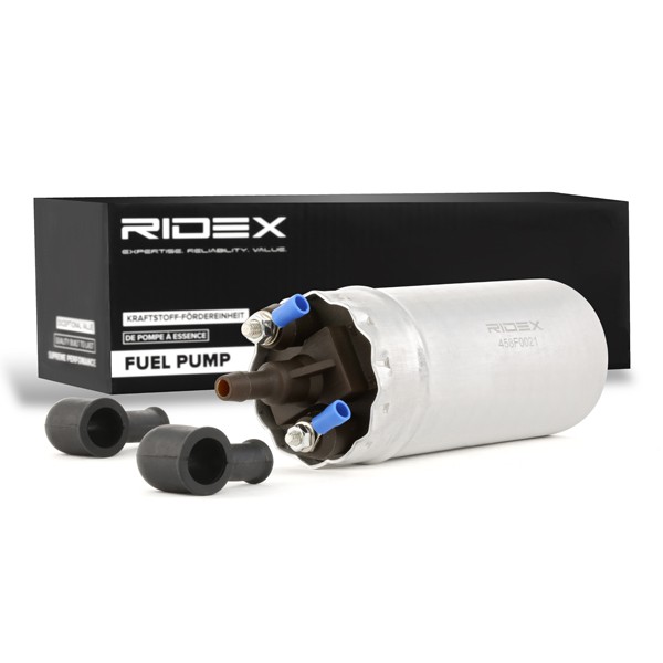 RIDEX Fuel Pump Electric 458F0021 AUDI,RENAULT,SUZUKI,A8 (4D2, 4D8),KANGOO (KC0/1_),LAGUNA II (BG0/1_),Scénic I (JA0/1_, FA0_),MASTER II Kasten (FD)