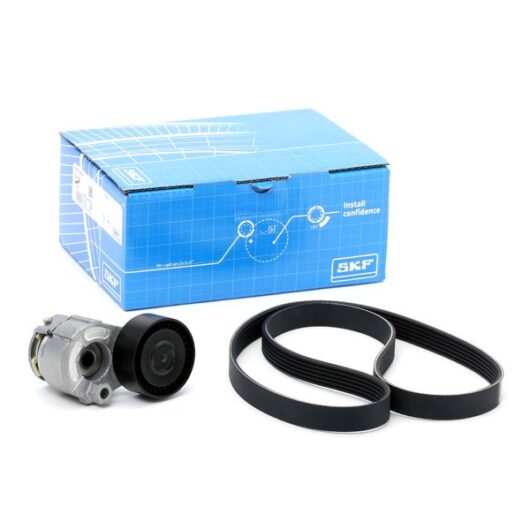 SKF V-ribbed belt set VKMA 36055 Serpentine belt kit,Auxiliary belt kit RENAULT,NISSAN,DACIA,Clio III Schrägheck (BR0/1, CR0/1)