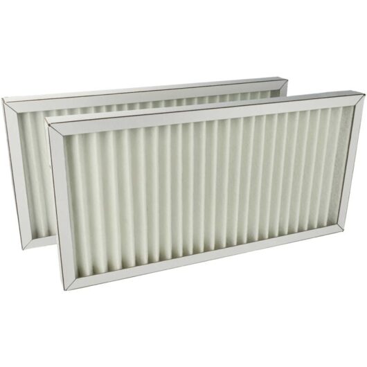 Vhbw - 2x Air Filter M5 compatible with Stiebel-Eltron lwz 8 cse Premium Vent, Condensation Damp Control Ventilator (2x fine dust filter)
