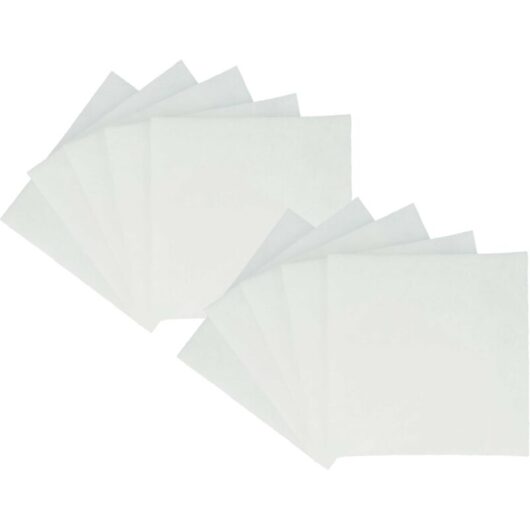 10x Air Filter compatible with Lunos Saphir Vent, Condensation Damp Control Ventilator - White - Vhbw