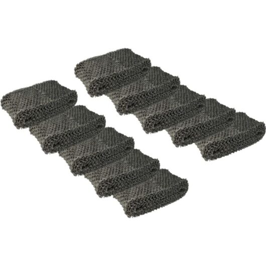 10x Filter Replacement for Philips HU4102/01, FY2401/10 for Humidifier, Air Purifier, Wick Filter, Grey - Vhbw