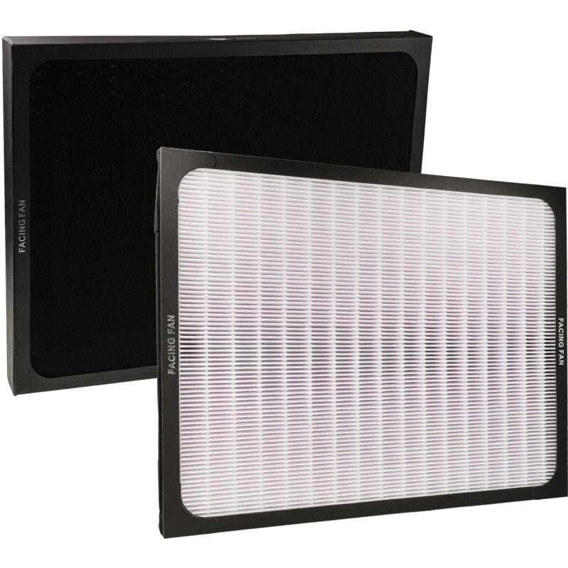 2 Part Filter Set compatible with Blueair Classic 270E, 270E Slim, 250E, 270 Air Purifier - combi-filter, particle filter - Vhbw