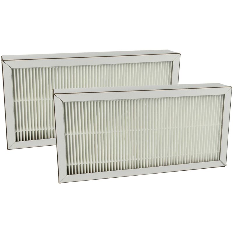 2x Air Filter F7 compatible with Pluggit Avent R150 Vent, Condensation Damp Control Ventilator - White - Vhbw