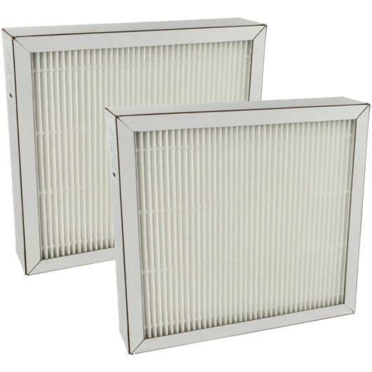 2x Air Filter F7 replacement for Pluggit ADFG4F7-160 for Vent, Condensation Damp Control Ventilator (2x air filter) - Vhbw