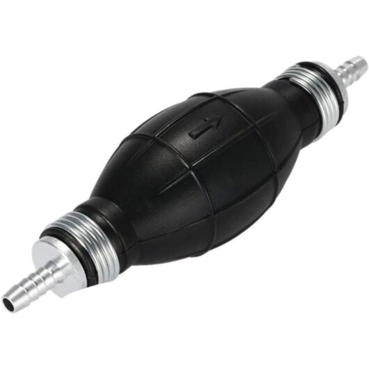 Aiperq - 8mm Primer Pump Electric Manual Fuel Pump Inline Boats Alloy Petrol Gasoline Diesel Pump Universal Pump Water Oil Transfer Pump Automotive