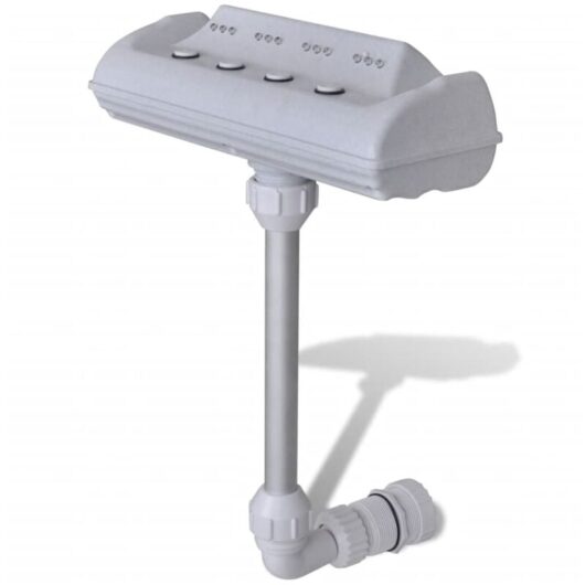 Cascade Waterfall Swimming Pool Fountain with LED Lights vidaXL