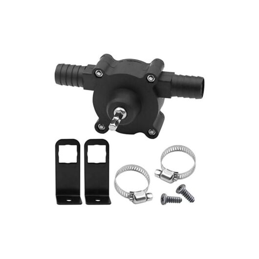 Cisea - Portable Mini Drill Hand Drill Powered Water Pump Diesel Engines Oil Liquid Water Self Priming Hand Transfer Pumps Fast Pumping Speed