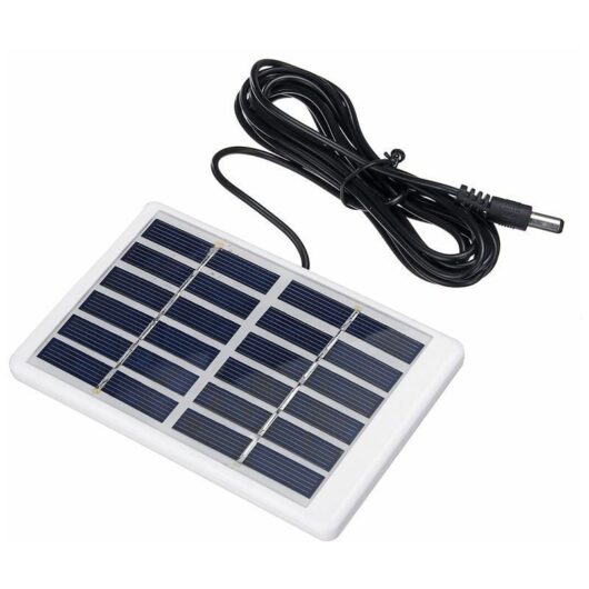 Csparkv - 1.2W 6V Mini Portable Solar Panel Solar Charger Suitable for Solar Street Lights and Other Systems