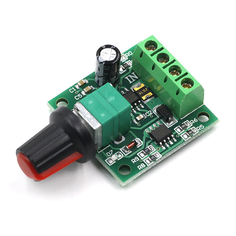 Csparkv - Pcs dc 1.8V-12V 30W 2A pwm Low Voltage Motor Speed Controller Switch Adjustable Voltage Regulator Driver Switch with Speed Control Knob for