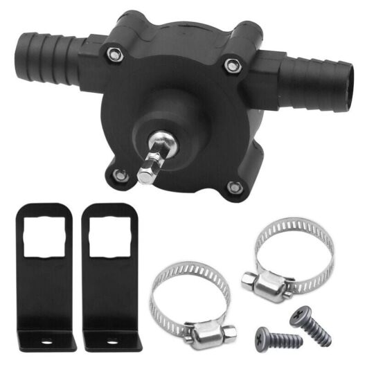 Cyslmuk - Hand Drill Pump, Electric Hand Drill Pump, Self-Priming Liquid Water Transfer Pump Mini Portable Centrifugal Pump