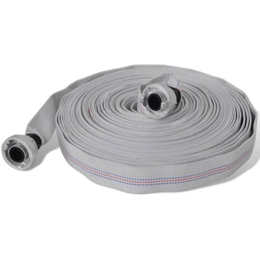 Fire Hose Flat Hose 20 m with D-Storz Couplings 1 Inch Vidaxl