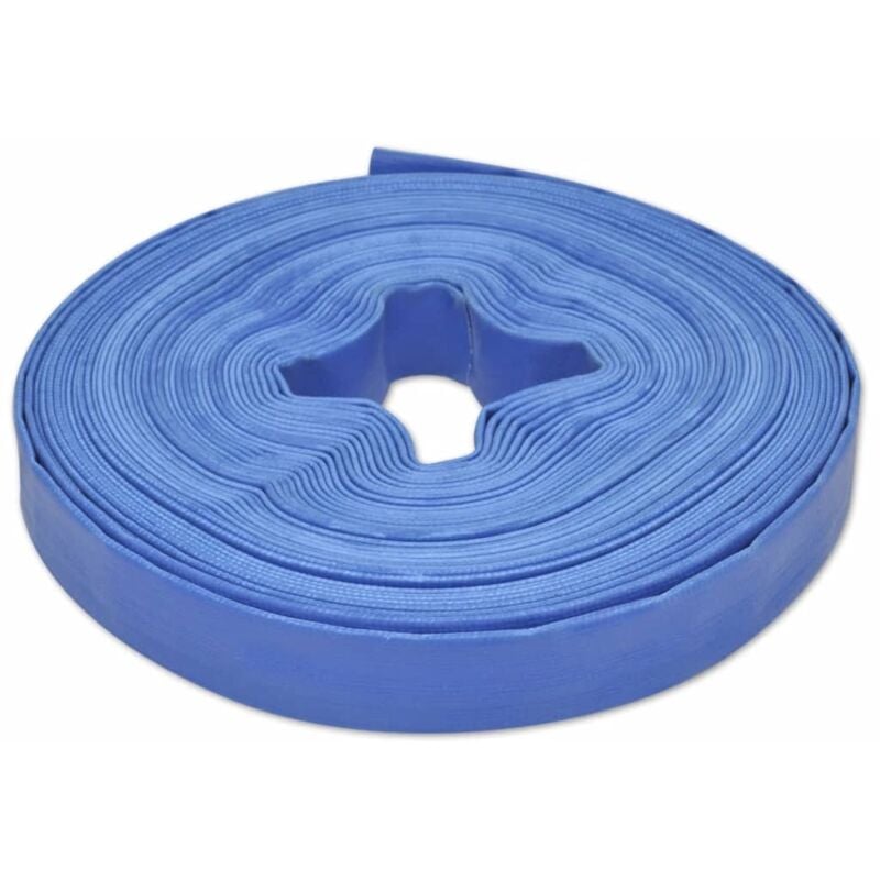 Flat Hose 25 m 1' pvc Water Delivery Vidaxl