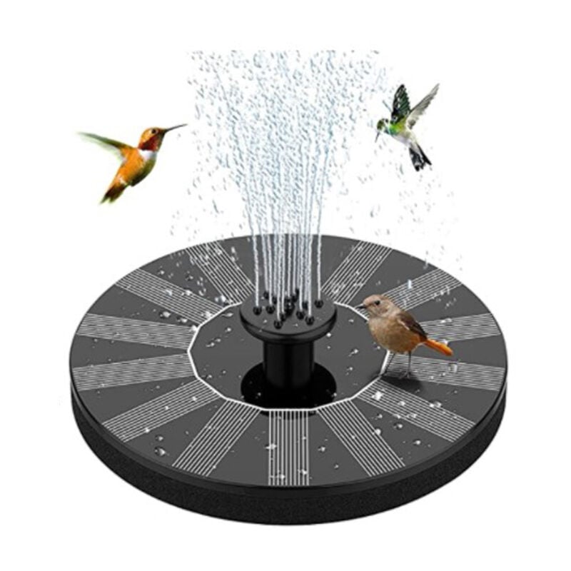 Fuhuida Trading - 2021 Upgraded Solar Fountain, Solar Pond Pump with 11 Effects, Solar Water Pump, Solar Floating Fountain Pump for Garden Pond or