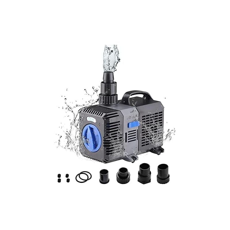 Héloise - Super eco Outdoor Pond Pump, Filtration Pump, Low Consumption, Oase Fish Pond Pump, Stream Pump, with Ceramic Shaft, Adjustable Fountain