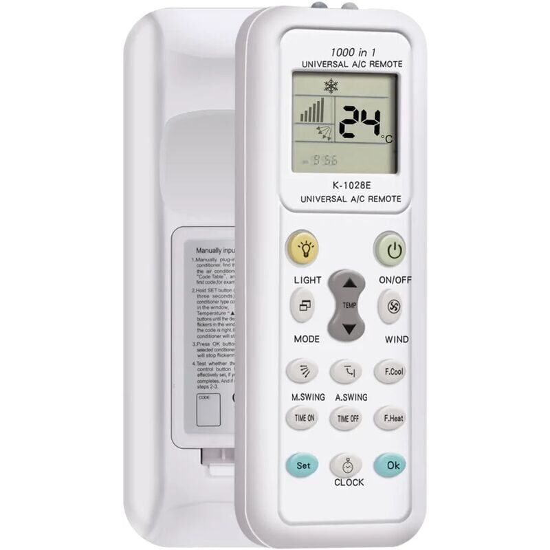 Ikodm - Universal air conditioning remote control, Universal remote control for air conditioner, Universal air conditioner remote control, Compatible