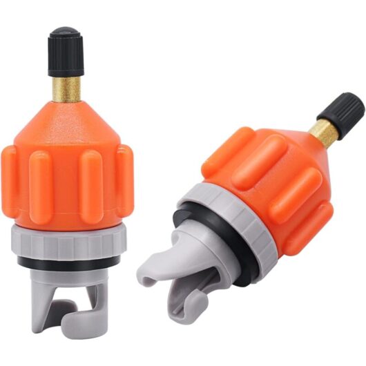 Linghhang - 2 Pack Inflatable Stand Up Paddle Board Pump Adapter - Universal Standard Schrader Air Valve Adapter, Pump Head Connector Adapter for