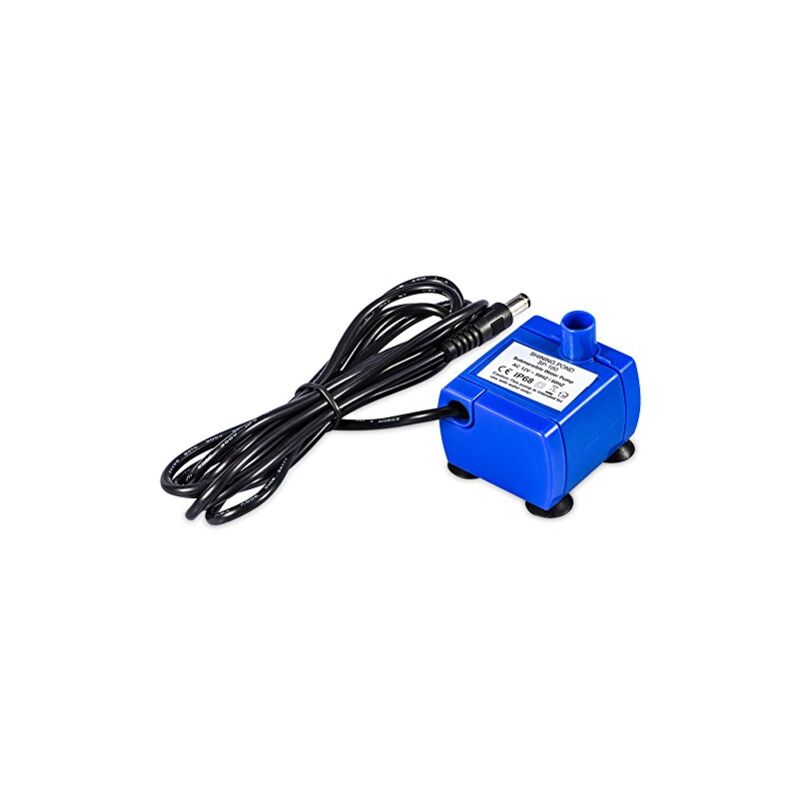 Memkey - 12V Electric Submersible Pump for Cat Waterer, Extremely Low Power Consumption, Extremely Quiet, Replacement for Cat Waterer Pump, Blue