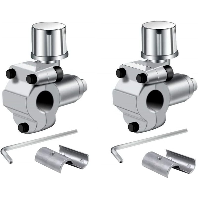 Memkey - 2pcs BPV-31 perforated valve, replacement valve for air conditioning, compatible with pipes with outer diameter 1/4 inch, 5/16 inch, 3/8 inch