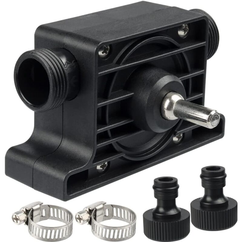 Memkey - Water and Oil Pump for Drill, Mini Portable Electric Drill Drive Pump, Miniature High Flow Drill Drain Pump for Aquarium, Pond, Garden, Home