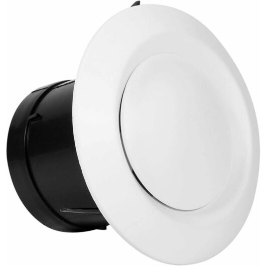 Mumu - Adjustable Air Outlets, Ceiling Outlet in 4 Sizes Exhaust Air Supply Valve Air Outlet Anemostat Air Outlet Pipe Cover (75mm)