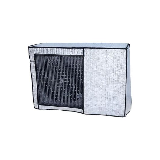Serbia - Ouvert,100 42 79cm)Couverture extérieure de climatiseur Fait de Film d'aluminium Anti-poussière Housse Climatiseur Exterieur Couverture