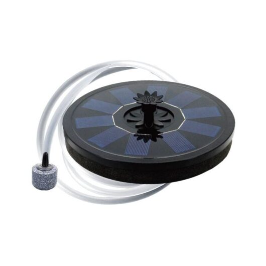 Solar Pond Aerator Oxygen Pump with Air Hose and Stone Bubble Float Aquarium Aerator Fountain
