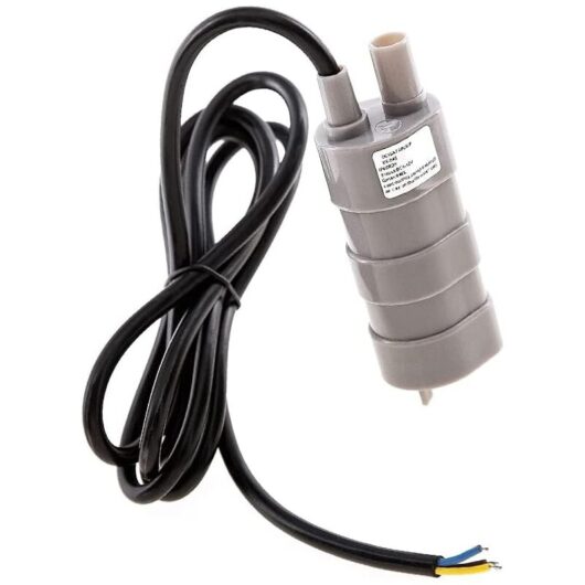 Submersible Water Pump, 12 V Submersible Pump, 600 l/h Mini Electric Water Pump, Well Pump, for Motorhome, Pond, Aquarium, Aquarium Fountain