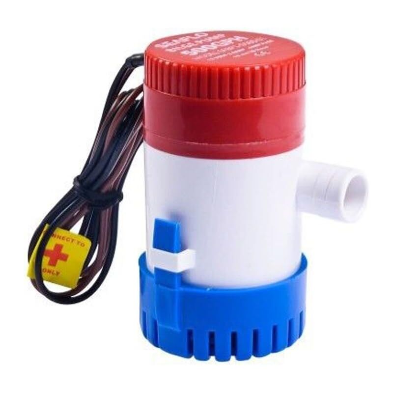 Tinor - 1100 gph Fully Submersible Boat Bilge Pump, 12V Bilge Water Pump for Fishing Boat, Yacht, rv or Marine Boat