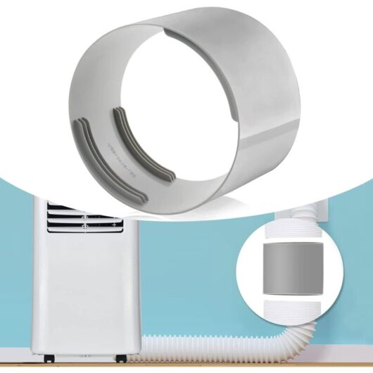 Tinor - Air Conditioner Exhaust Hose Connector,Fan Extension Hose Adapter,Universal Air Conditioner Exhaust Hose Connector,Movable Threaded