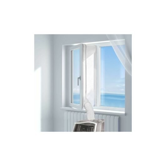 Universal window seal for portable air conditioner and clothes dryer