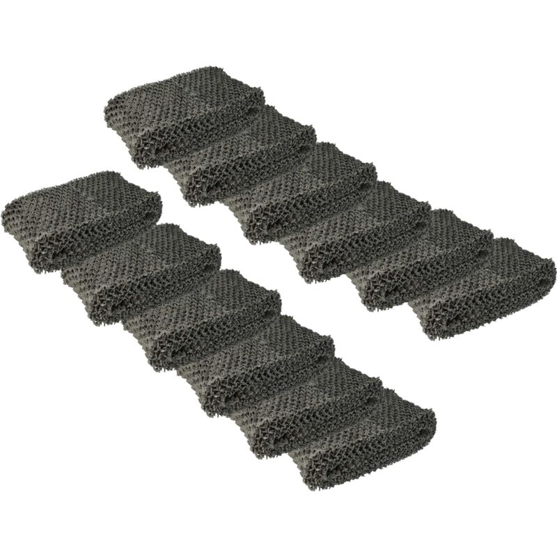 Vhbw - 12x Replacement Filter compatible with Philips HU4813, HU4816, HU4813/10, HU4811/10, HU4814/10 Humidifier, Air Purifier, Wick Filter, Grey