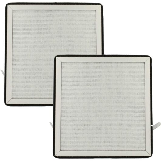 Vhbw - 2x Air Filter Replacement for Beurer 660.04 for Air Purifier - Combi Filter Pre Filter + hepa + Activated Carbon