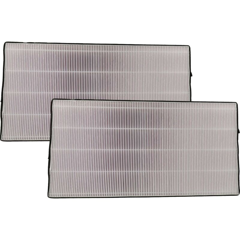 Vhbw - 2x Pollen Filter compatible with Helios kwl ec 450 w, kwl ec 500 eco Ventilation Devices - Air Filter F7 Black White