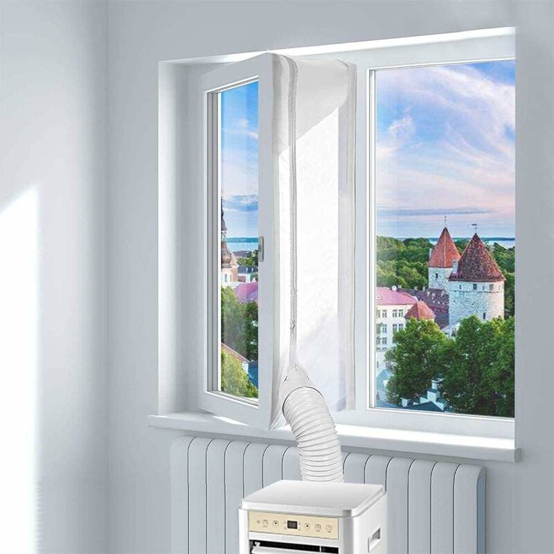 Window Seal for Mobile Air Conditioners, Hot Air Stop for Attaching on Windows, Casement Windows, Air Conditioner, 300cm
