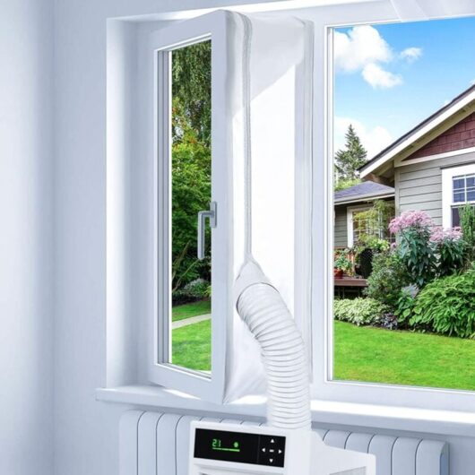 Ymyny - Window Seal Strip 500CM, Waterproof Mobile Air Conditioner Window Seal Kit, Seal4, Single and Double Hoses Available, Ideal for Mobile Air