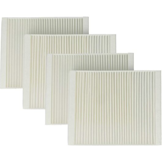 vhbw 4x Air Filter M5 compatible with Lunos Nexxt Vent, Condensation Damp Control Ventilator - White