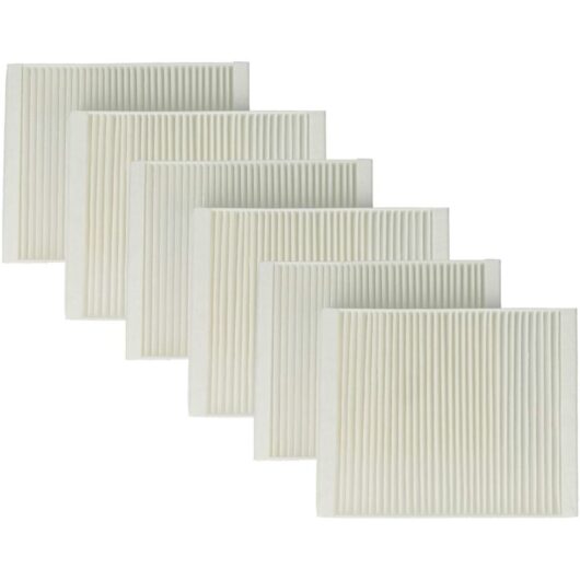 vhbw 6x Air Filter M5 compatible with Lunos Nexxt Vent, Condensation Damp Control Ventilator - White