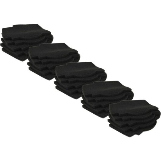 25x Air Filter Replacement for Lunos 2/FSI-R, 39721 for Vent, Condensation Damp Control Ventilator - Black - Vhbw