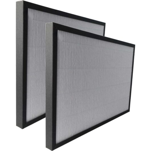 2x Air Filter Replacement for Comedes PT94019 for Air Purifier - Combi Filter hepa + Activated Carbon - Vhbw